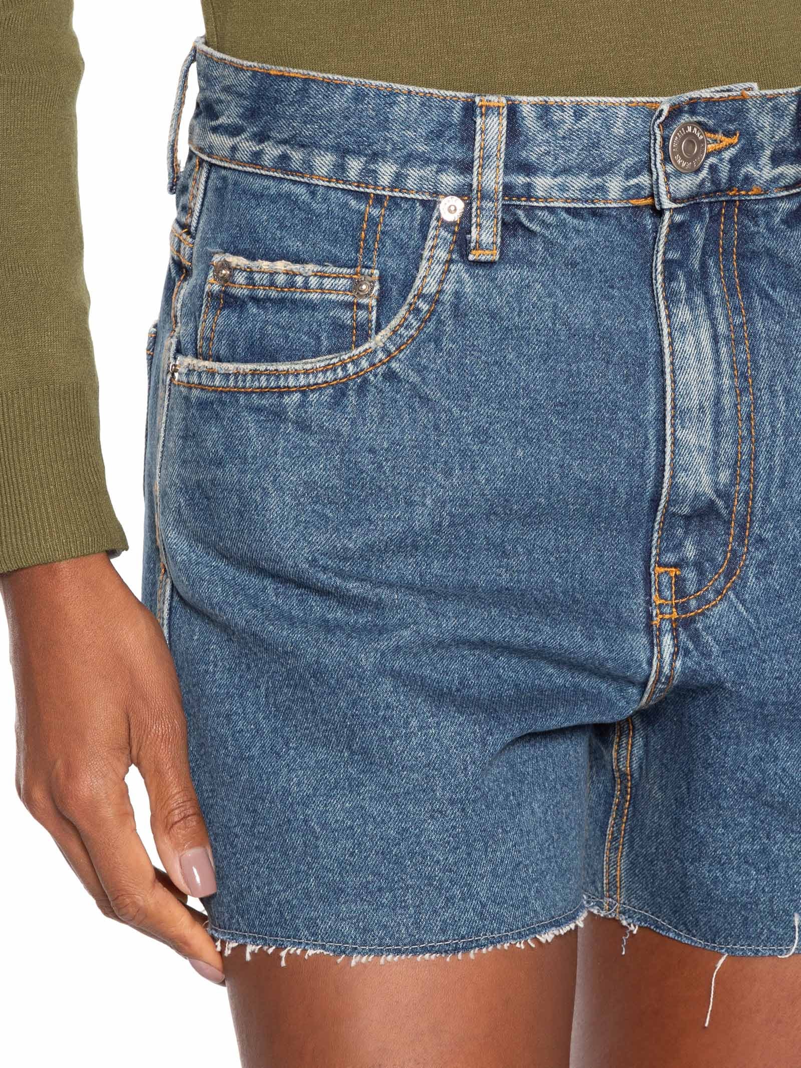 Bermuda Feminina Jeans Basic Blue Azul Animale Jeans