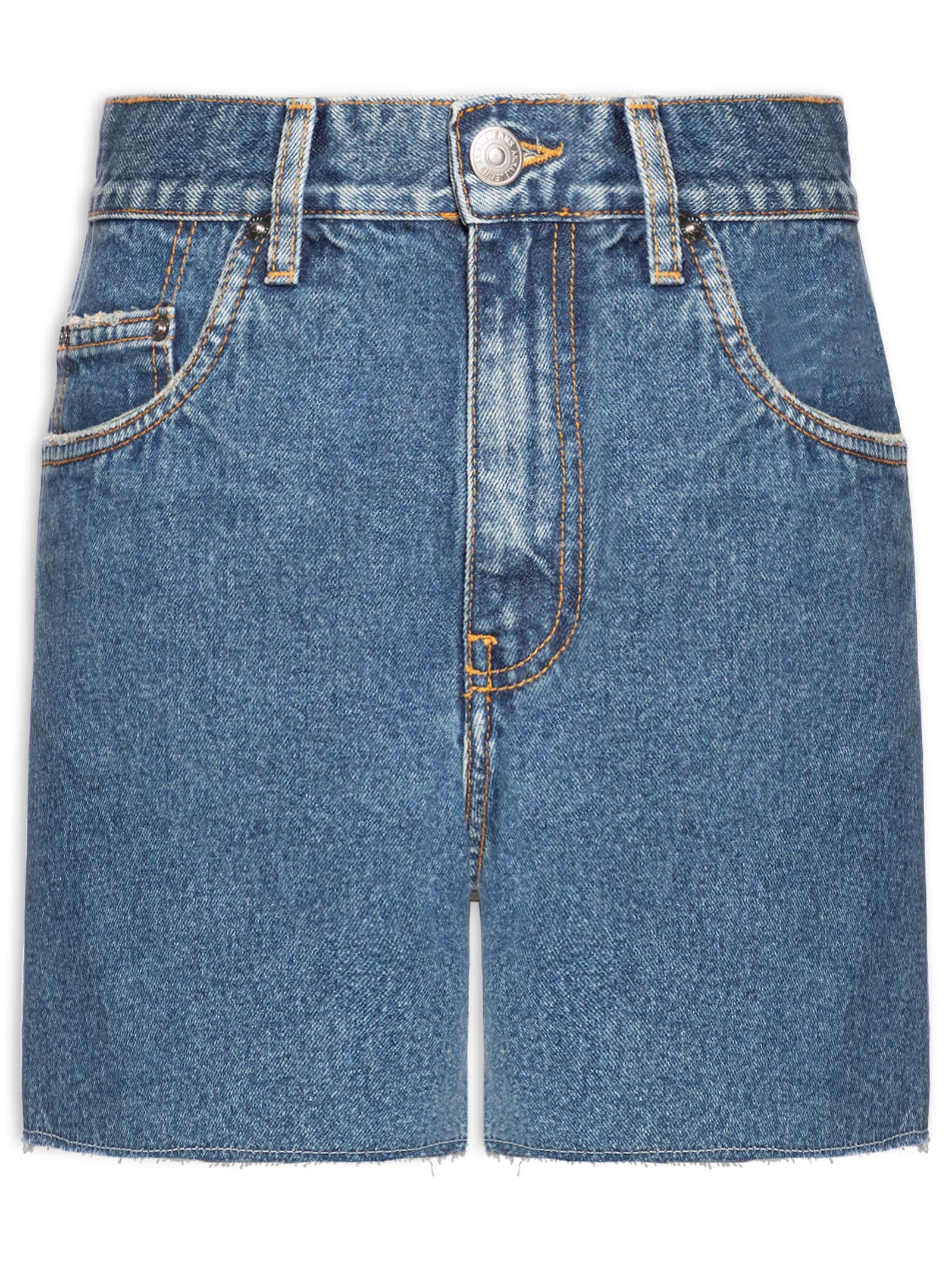 Bermuda Feminina Jeans Basic Blue Azul Animale Jeans