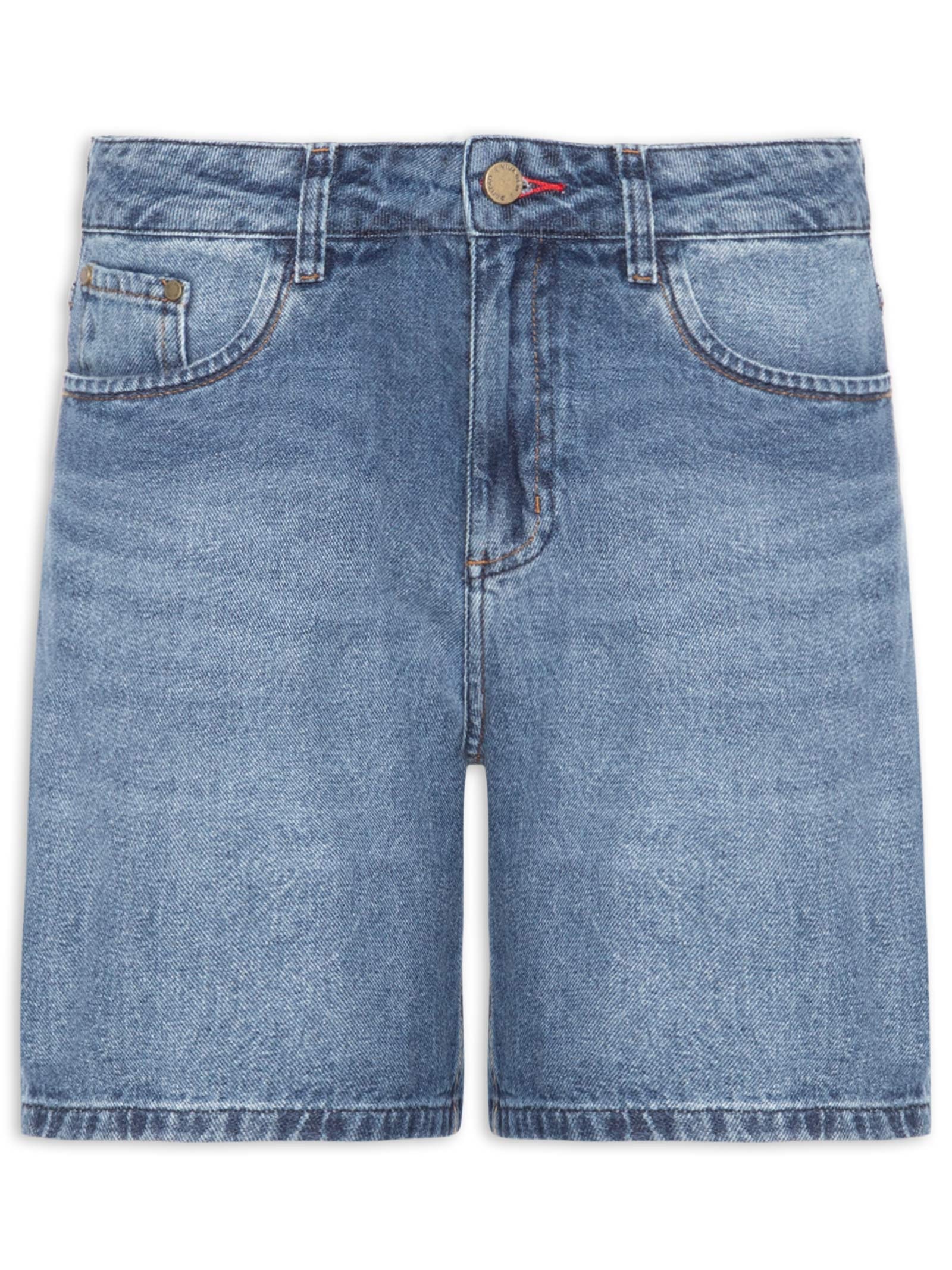 Bermuda Feminina Jeans Classic Azul Cantão