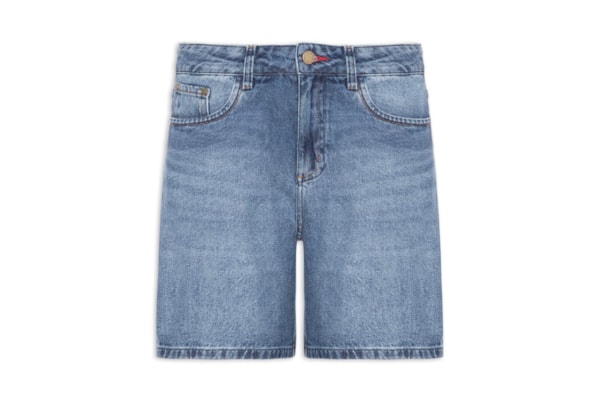 Bermuda Feminina Jeans Classic - Azul