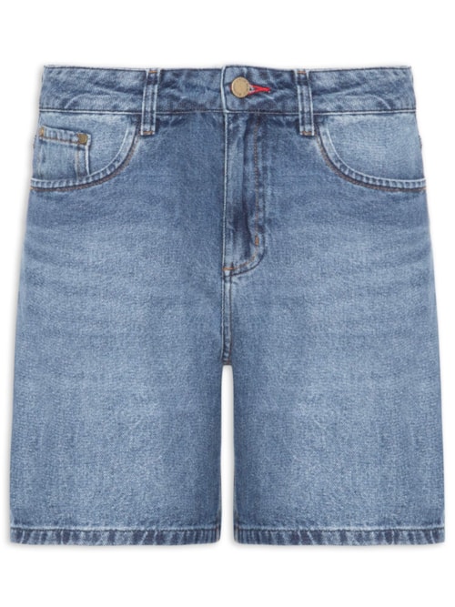 Bermuda Feminina Jeans Classic - Azul