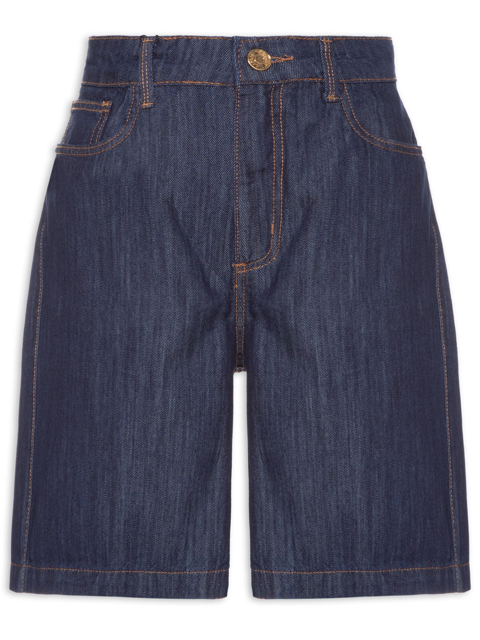 Bermuda Feminina Jeans Comfort Super High Azul Lança Perfume