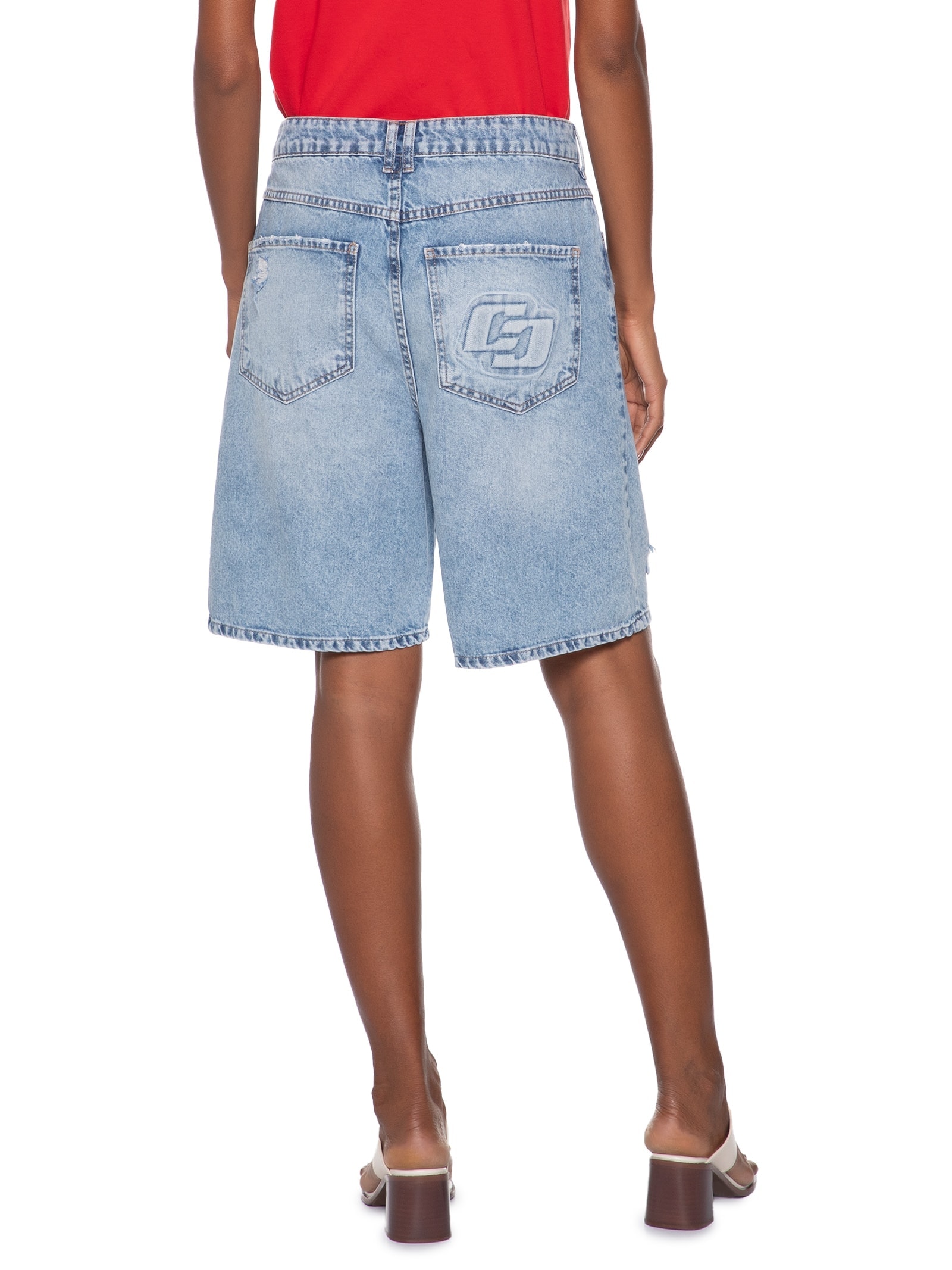 Bermuda Feminina Jeans Gigi Azul Colcci