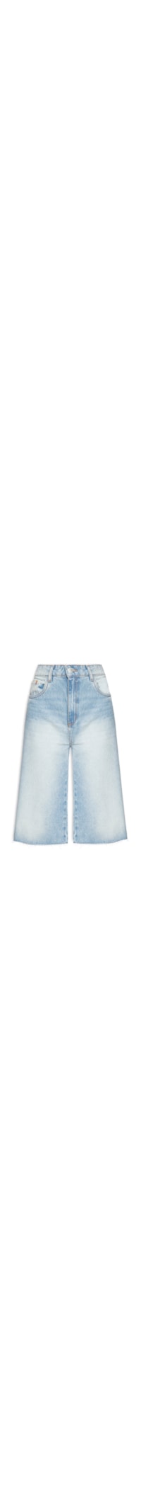 Bermuda Feminina Jeans High - Azul