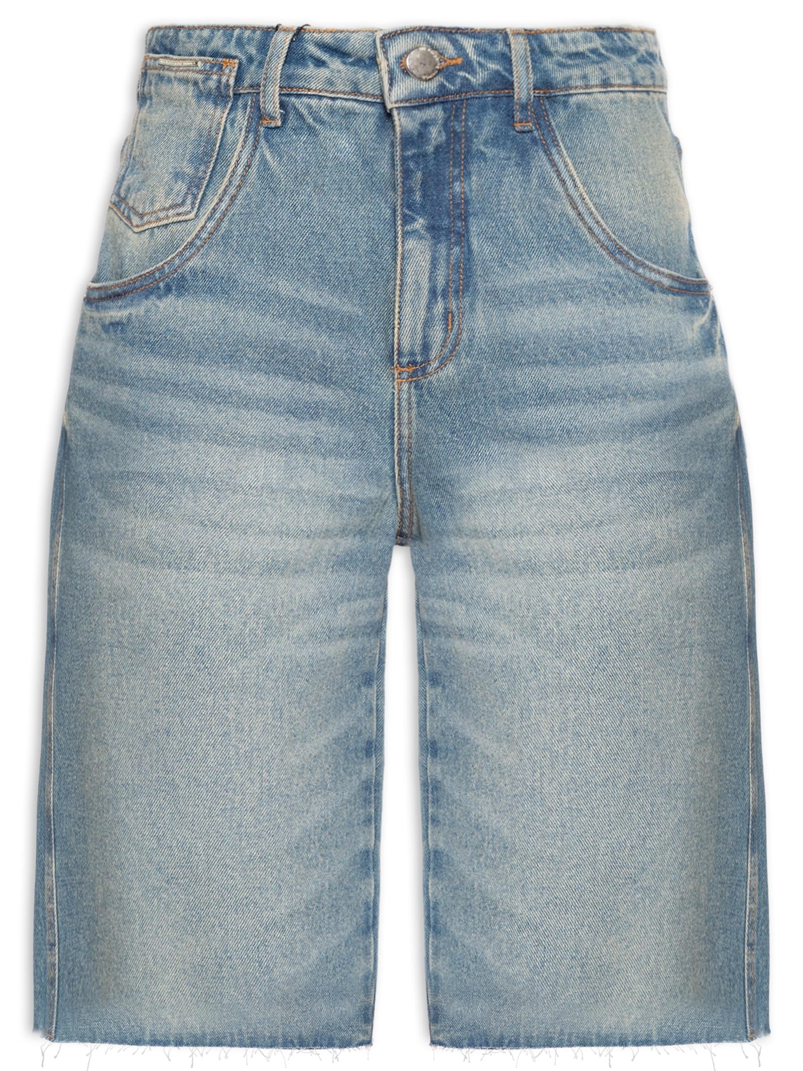 Bermuda Feminina Jeans High Azul My Favorite