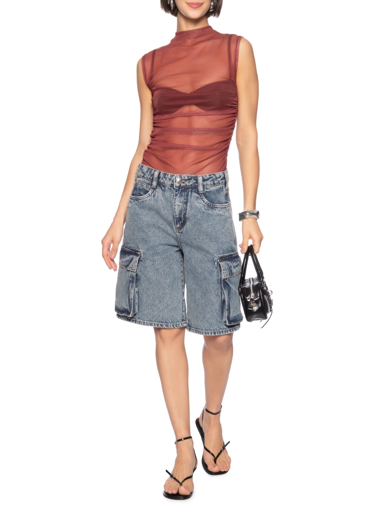 Bermuda Feminina Jeans Jade Azul Colcci