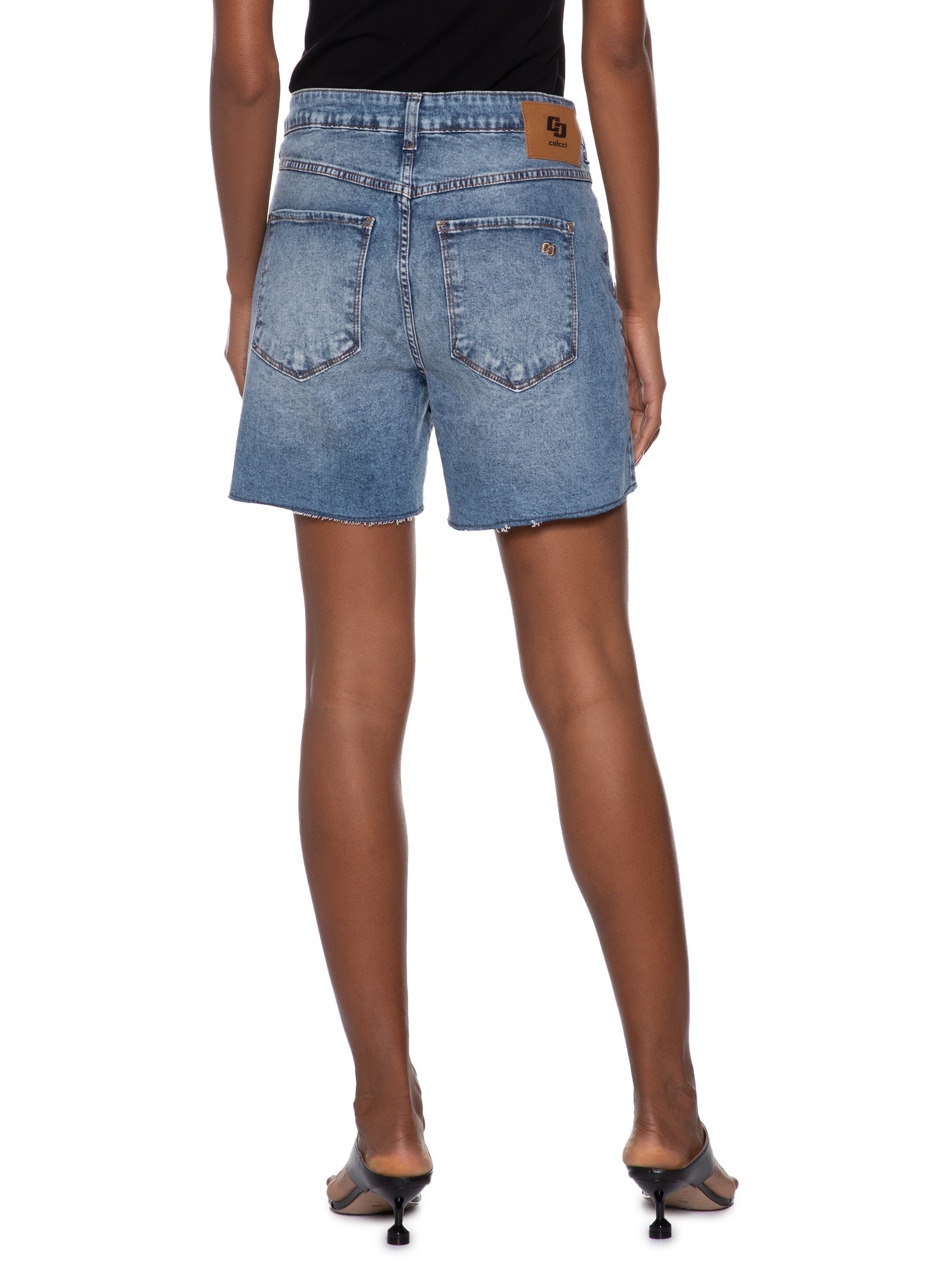 Bermuda Feminina Jeans Jade Azul Colcci