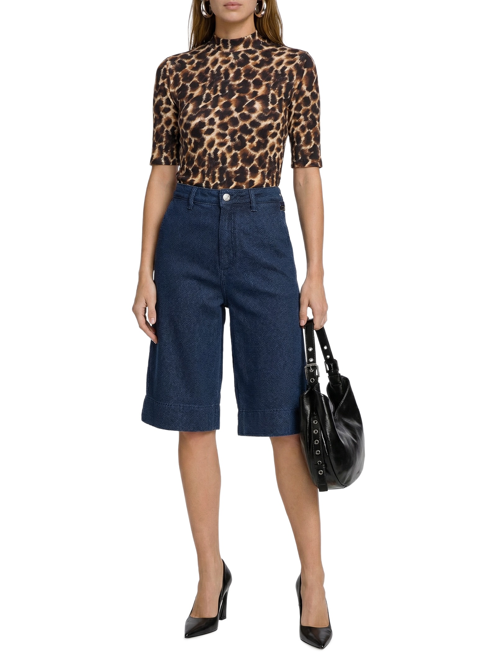 Bermuda Feminina Jeans Joana Azul Colcci