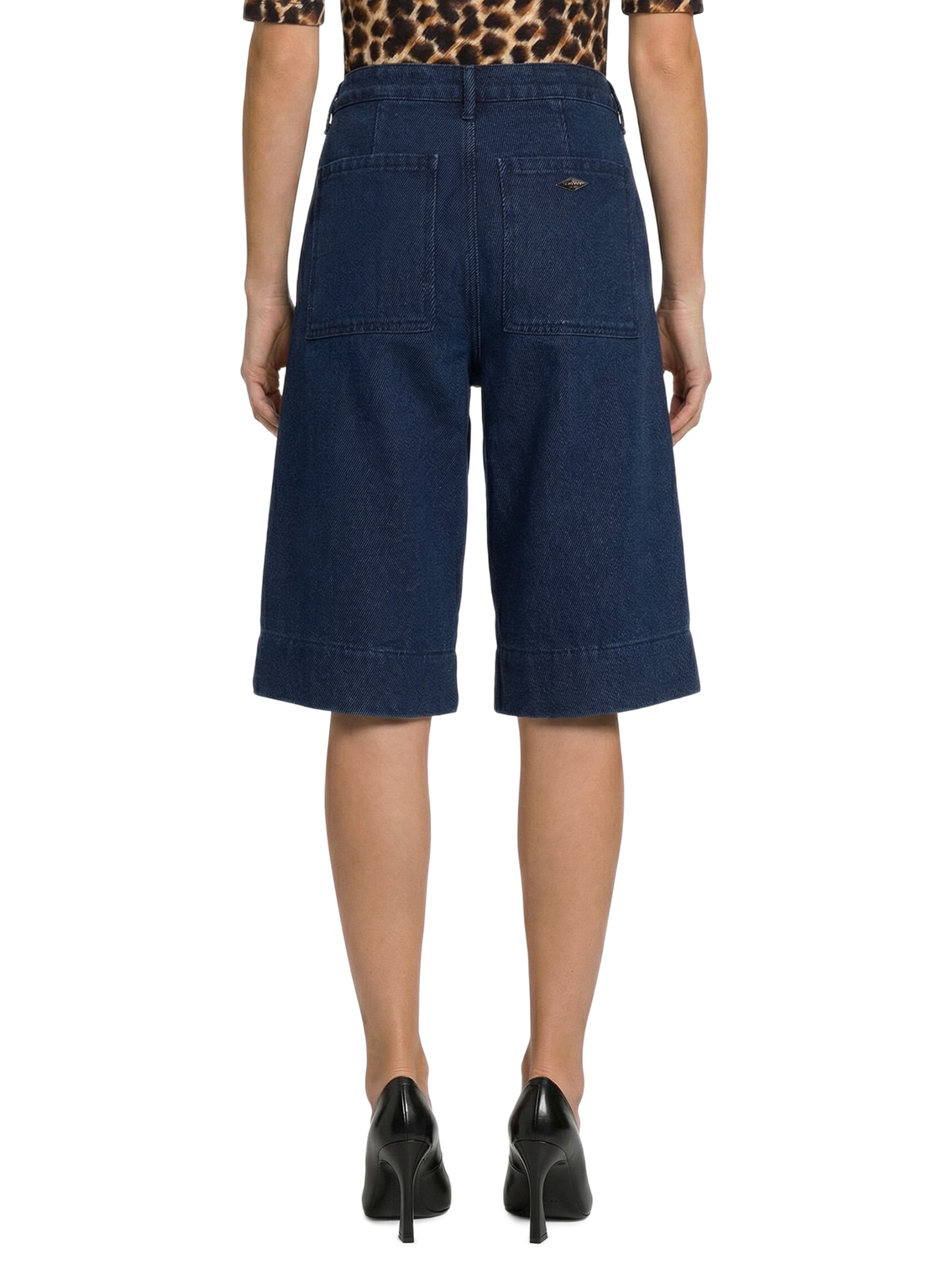 Bermuda Feminina Jeans Joana Azul Colcci