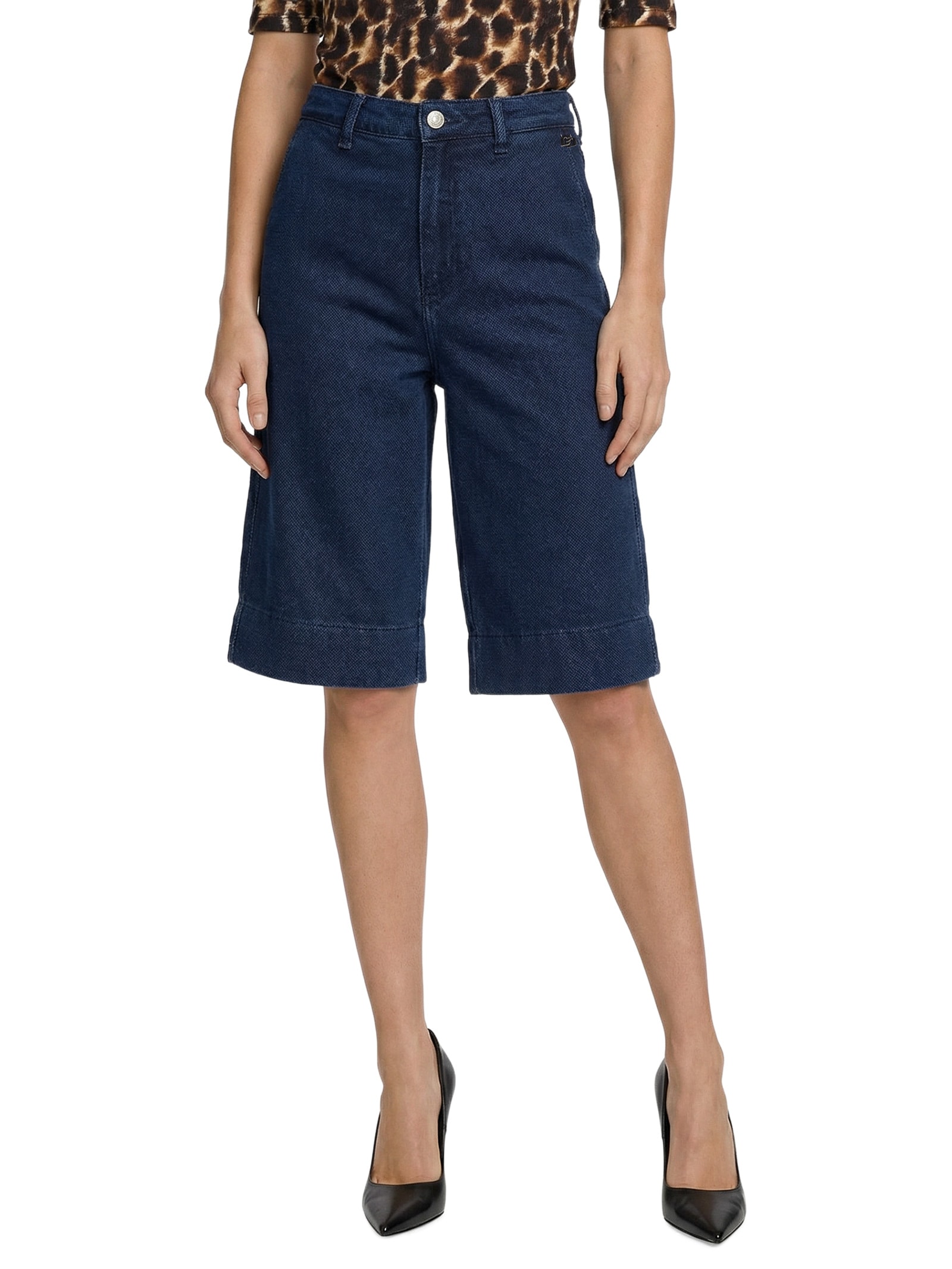 Bermuda Feminina Jeans Joana Azul Colcci