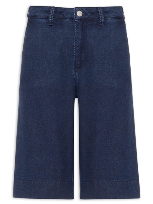 Bermuda Feminina Jeans Joana - Azul