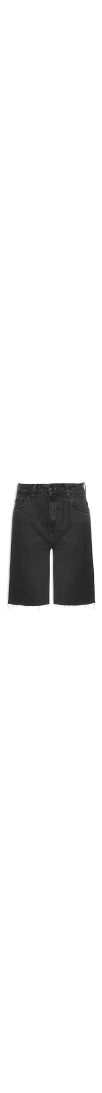 Bermuda Feminina Jeans - Preto