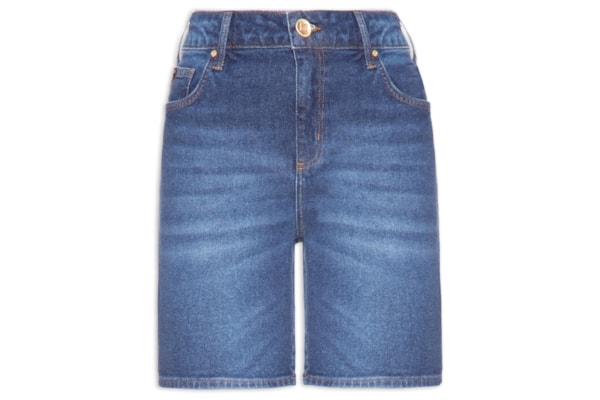 Bermuda Feminina Jeans Raquel - Azul