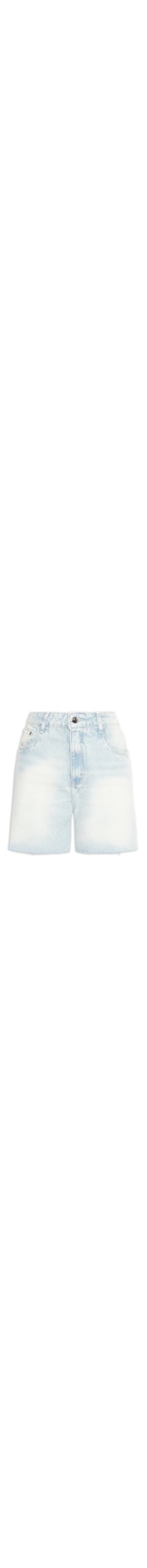 Bermuda Feminina Jeans Regular Cintura Média – Azul