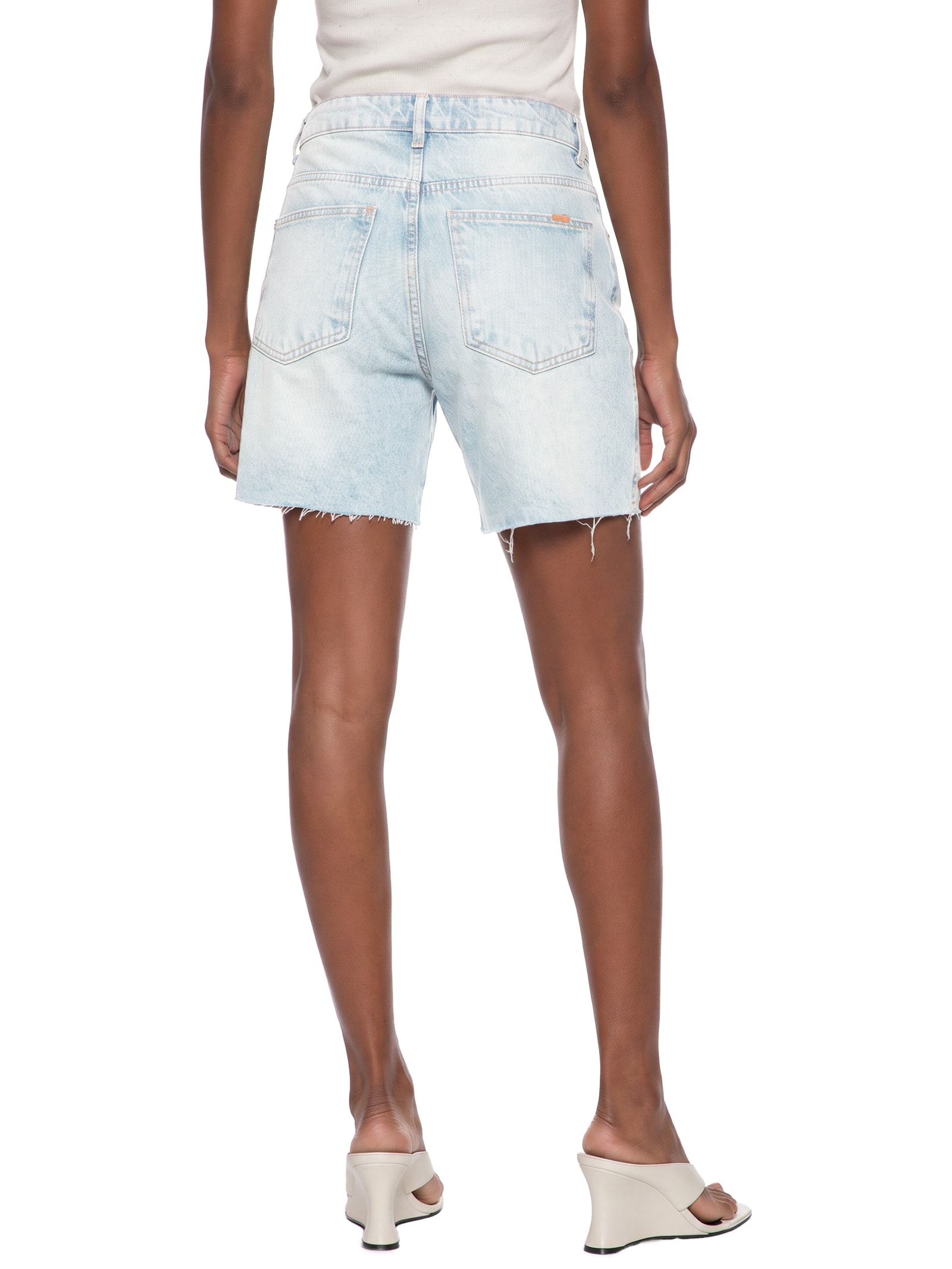 Bermuda Feminina Jeans Regular Cintura Média – Azul My Favorite