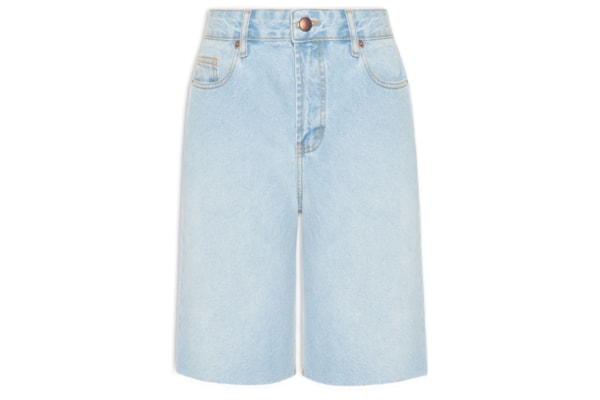  Bermuda Feminina Jeans Reta - Azul