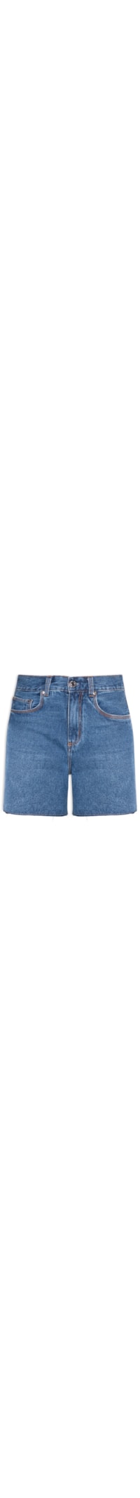 Bermuda Feminina Jeans Trapézio - Azul