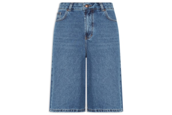 Bermuda Feminina Jorts Jeans - Azul