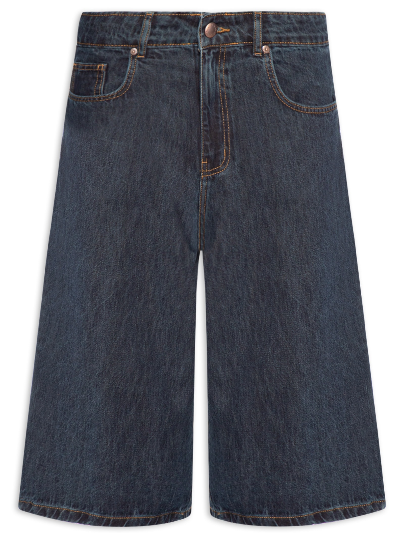 Bermuda Feminina Jorts Jeans Azul Farm
