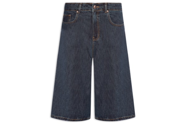Bermuda Feminina Jorts Jeans - Azul
