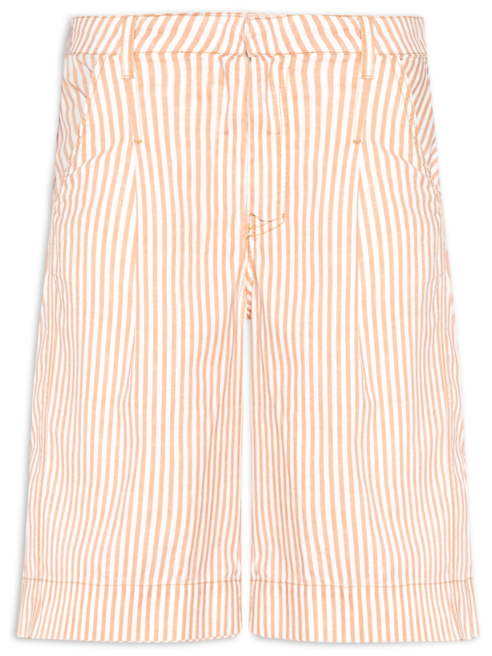 Bermuda Feminina Jorts Sarja Mix Listras Vermelho Dress To