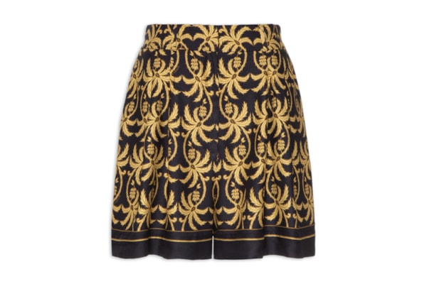 Bermuda Feminina Lenço Trancoso - Preto