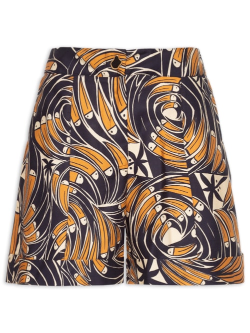 Bermuda Feminina Leque de Tucano – Preto