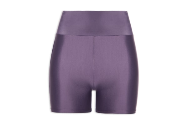 Bermuda Feminina Lisa Basic Colors - Roxo