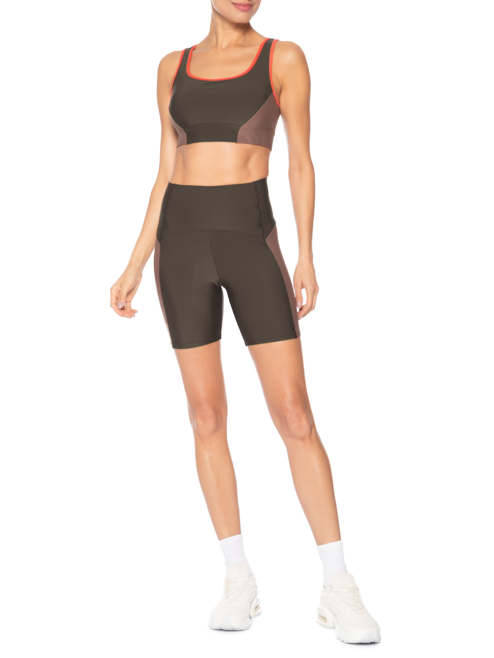 Bermuda Feminina Lisa Body 360 Flame Marrom Body For Sure