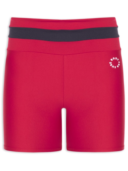 Bermuda Feminina Lisa Body And Soul - Vermelho