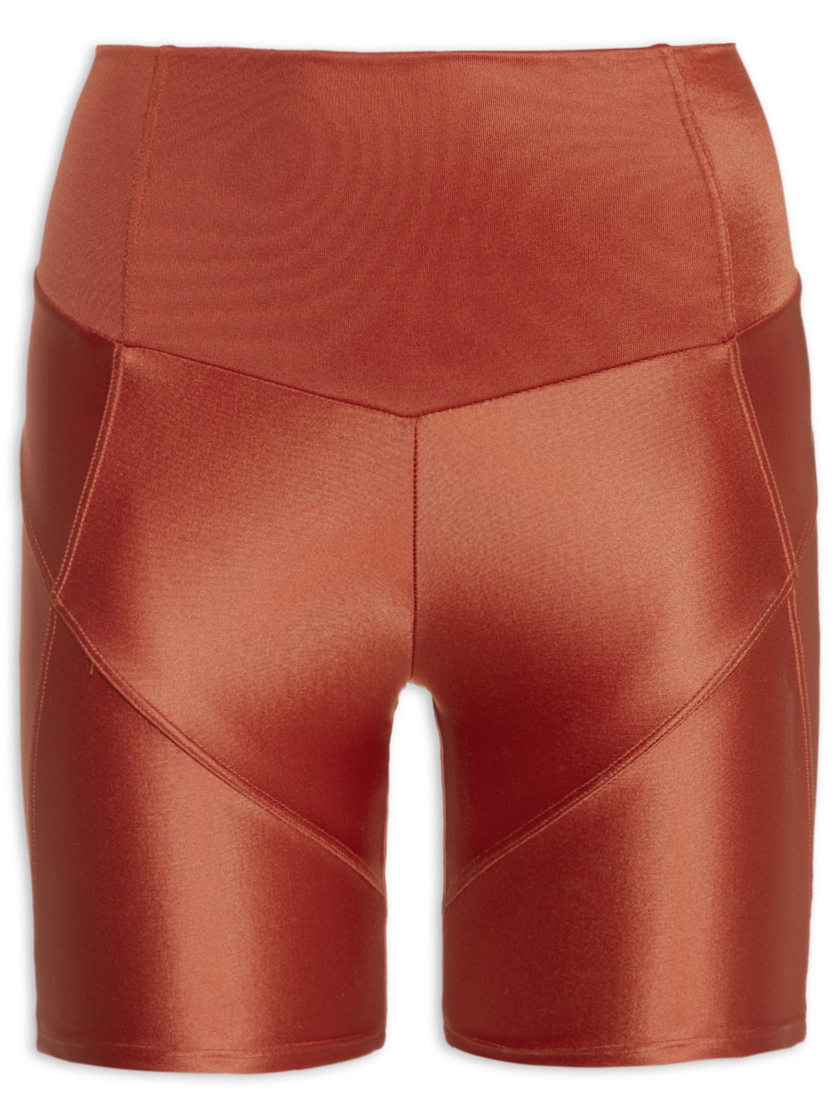 Vista 2 Bermuda Feminina Lisa LARANJA LARANJA