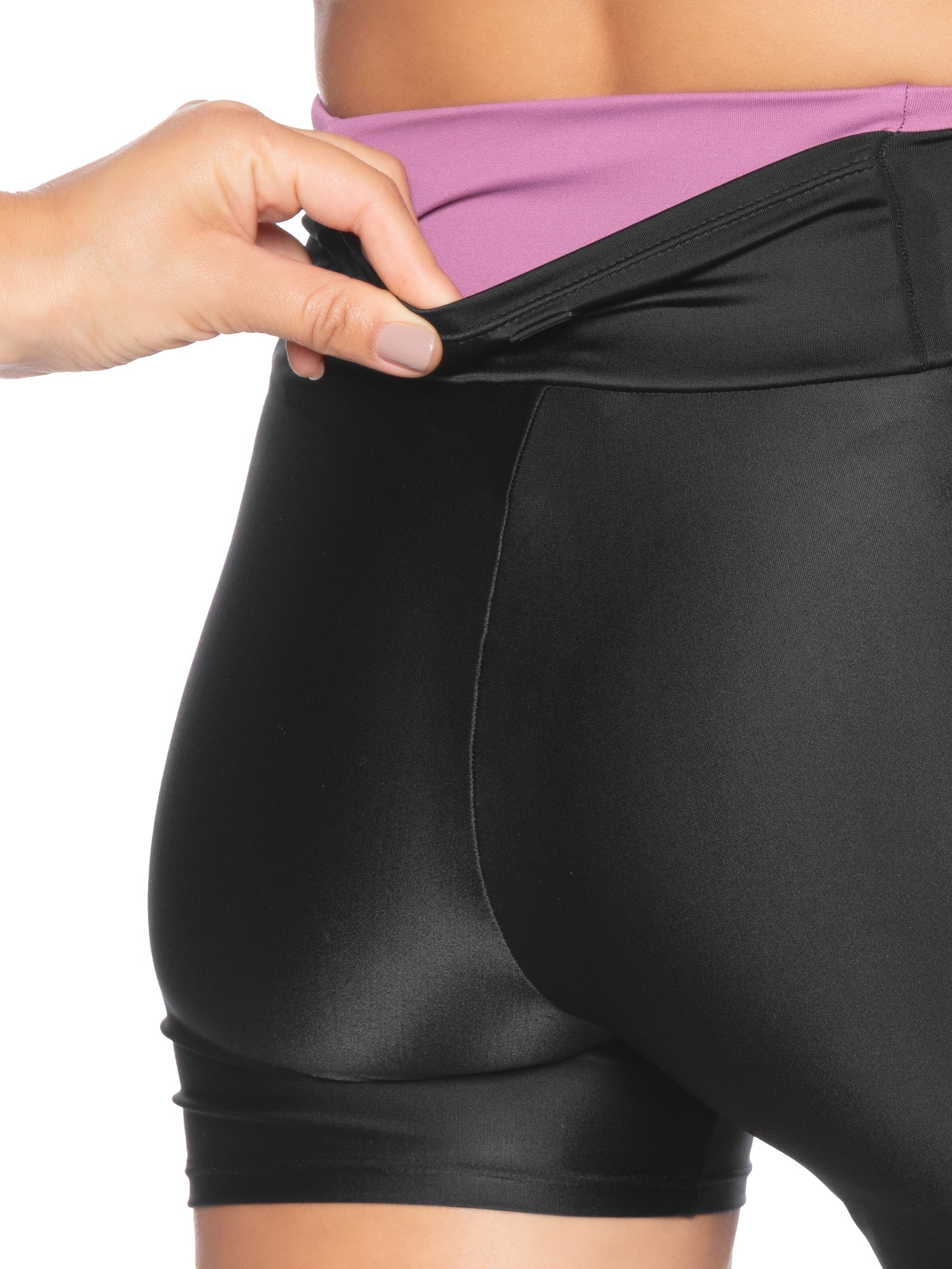 Bermuda Feminina Lisa Pop Preto Body For Sure