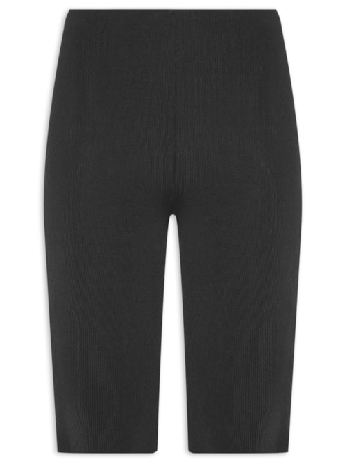 Bermuda Feminina Livia Tricot – Preto