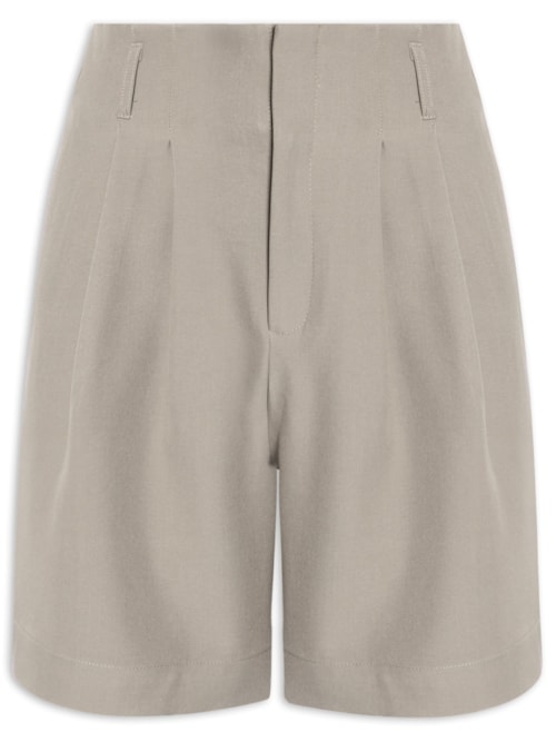 Bermuda Feminina Reta – Cinza