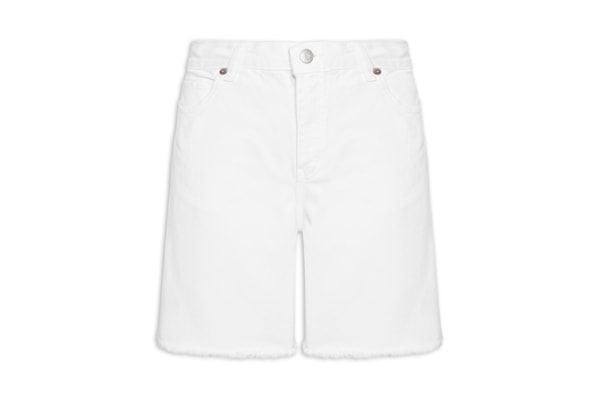 Bermuda Feminina Sarja Five Pockets - Branco