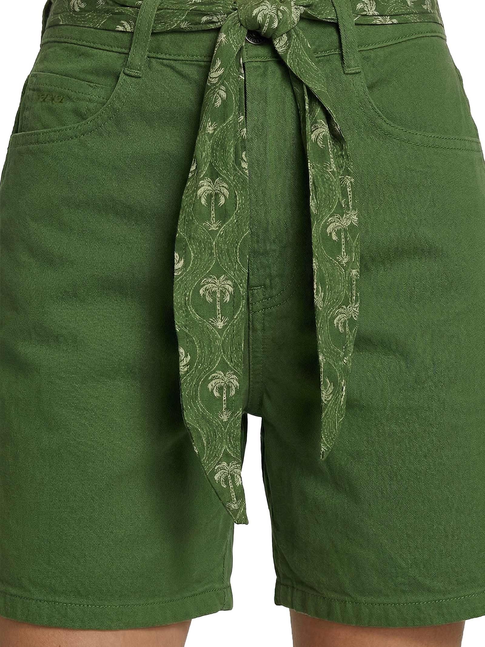 Bermuda Feminina Sarja Verde Lez A Lez