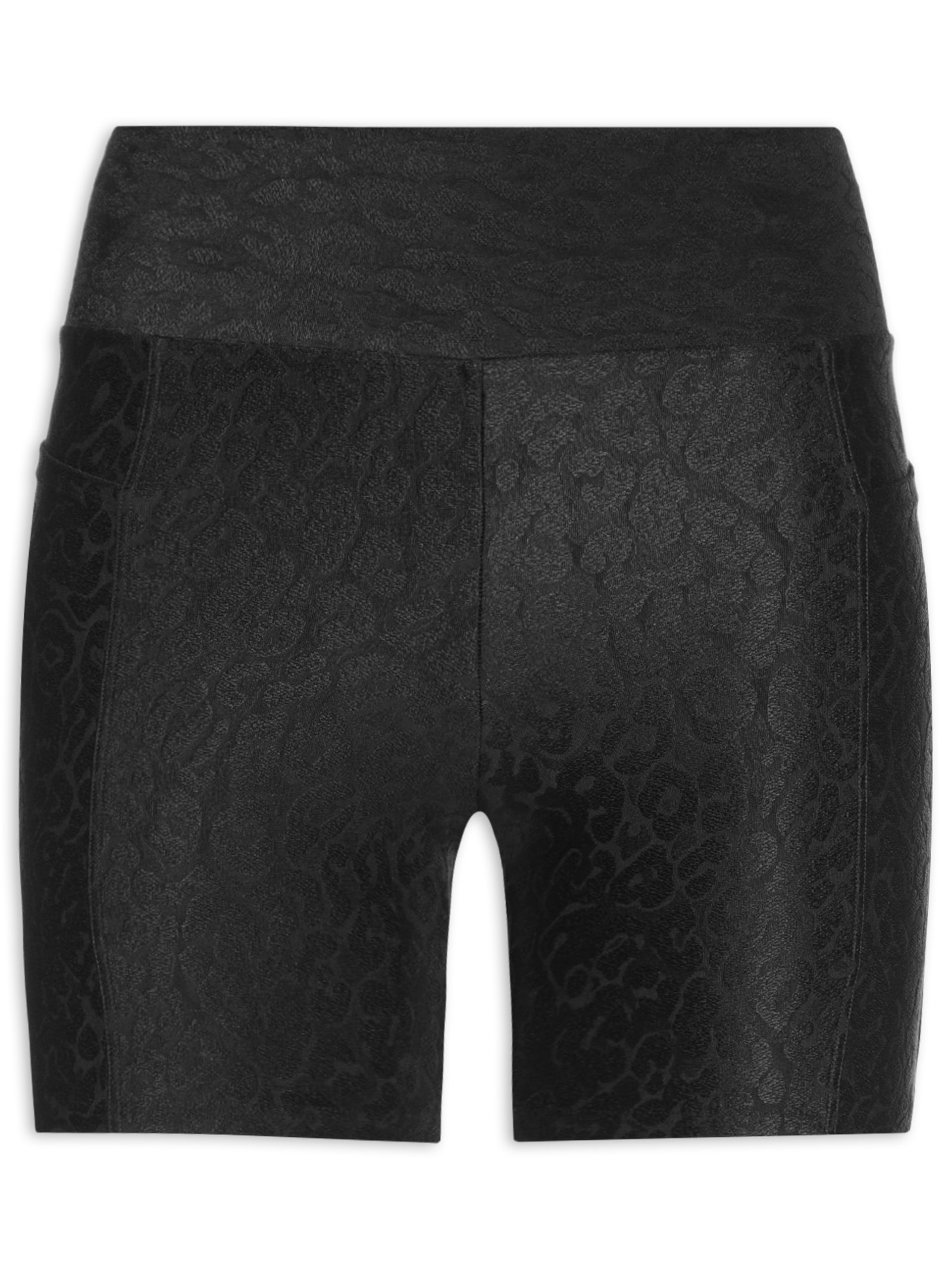 Bermuda Feminina Textura Preto Body For Sure