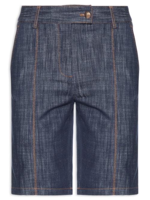 Bermuda Feminina Vanessa – Azul