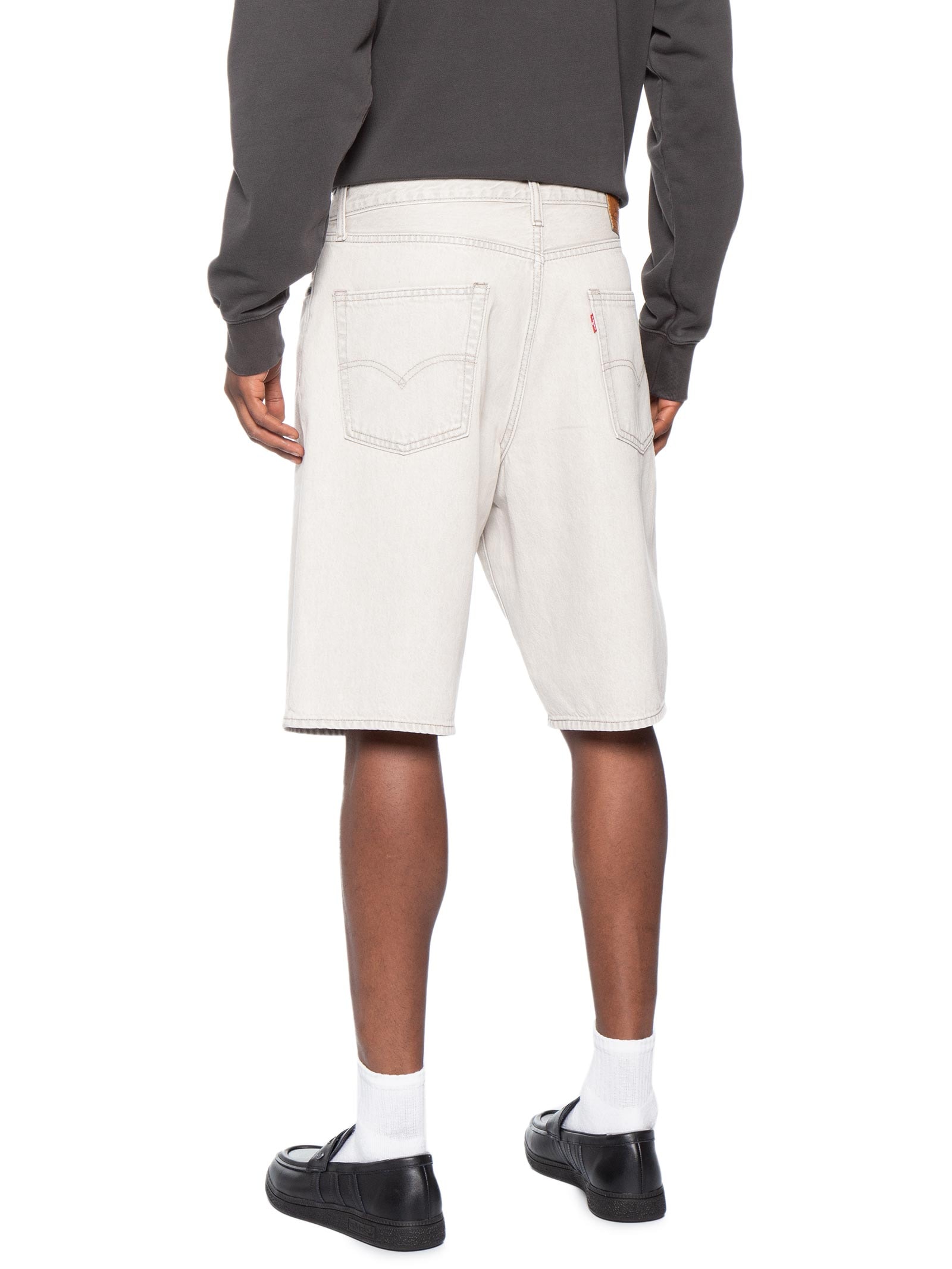 Bermuda Jeans Masculina 478 Baggy Branco Levi's