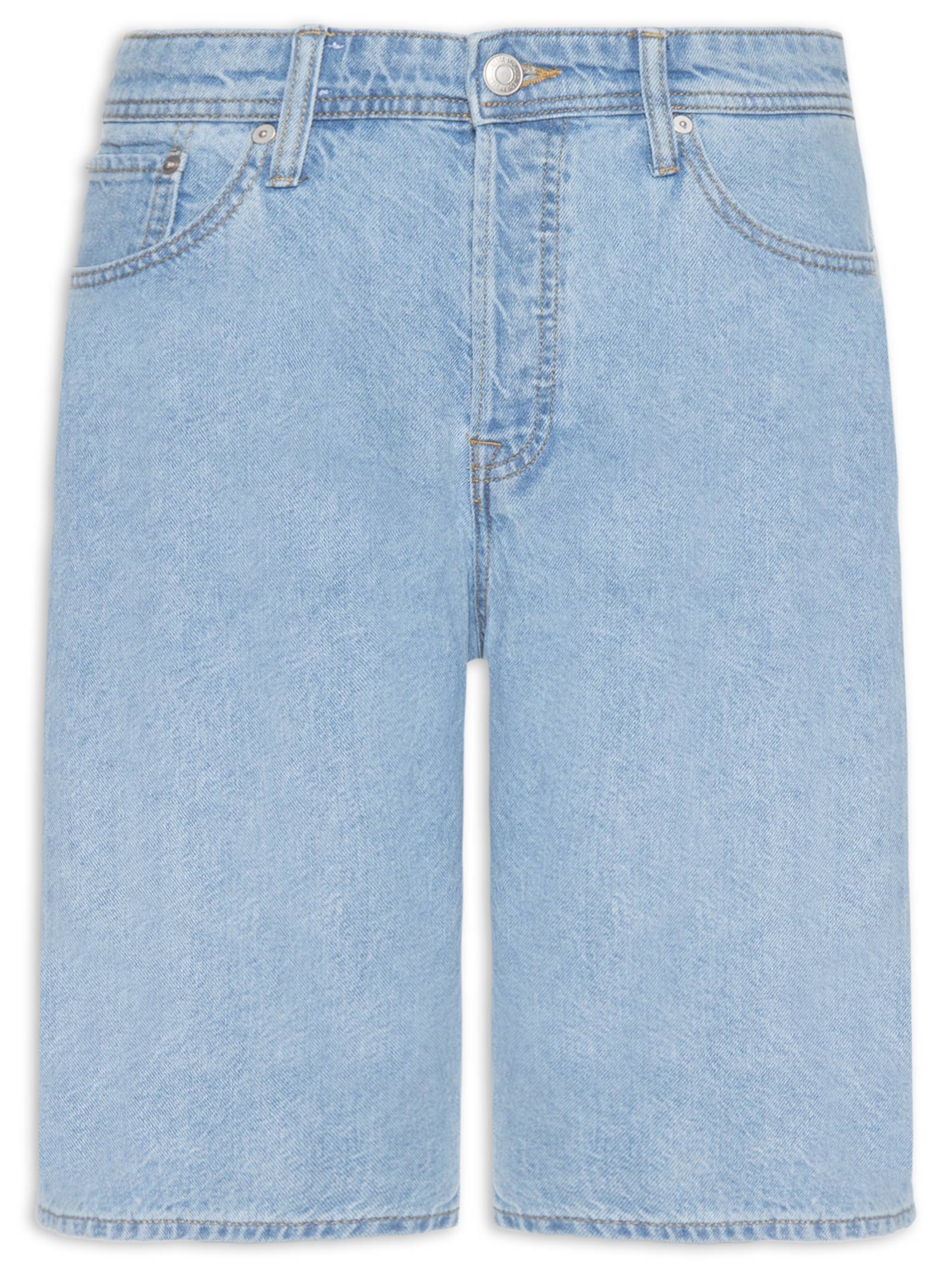 Bermuda Jeans Masculina Alex Original Azul Jack & Jones