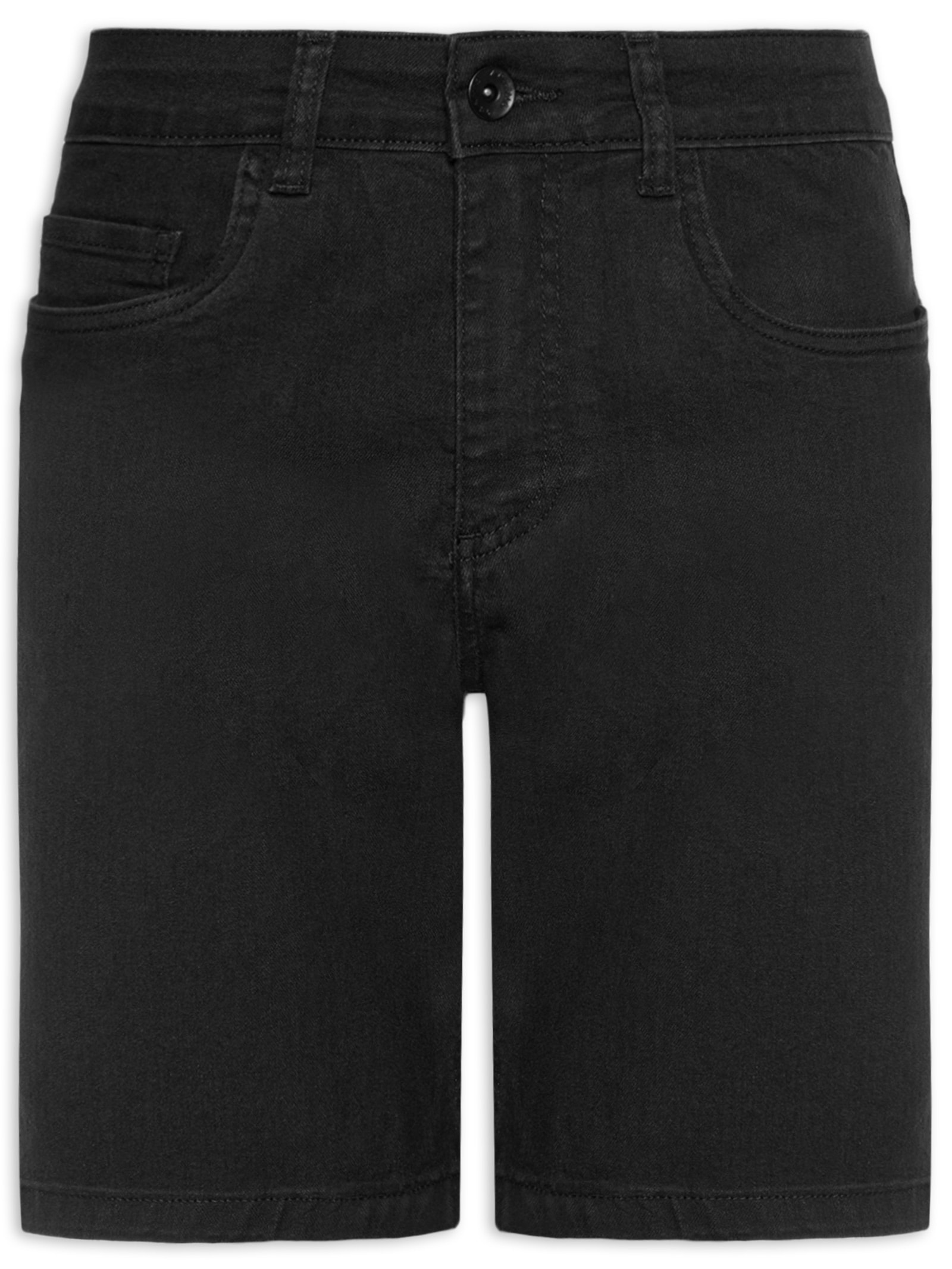 Bermuda Jeans Masculina Am Preto Aramis