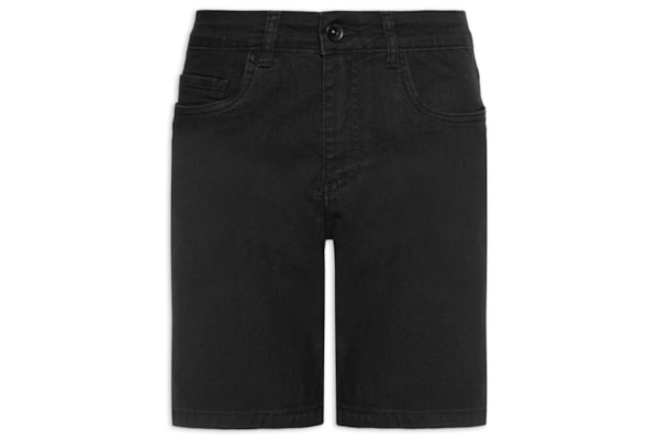 Bermuda Jeans Masculina Am - Preto