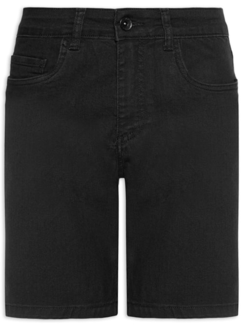 Bermuda Jeans Masculina Am – Preto