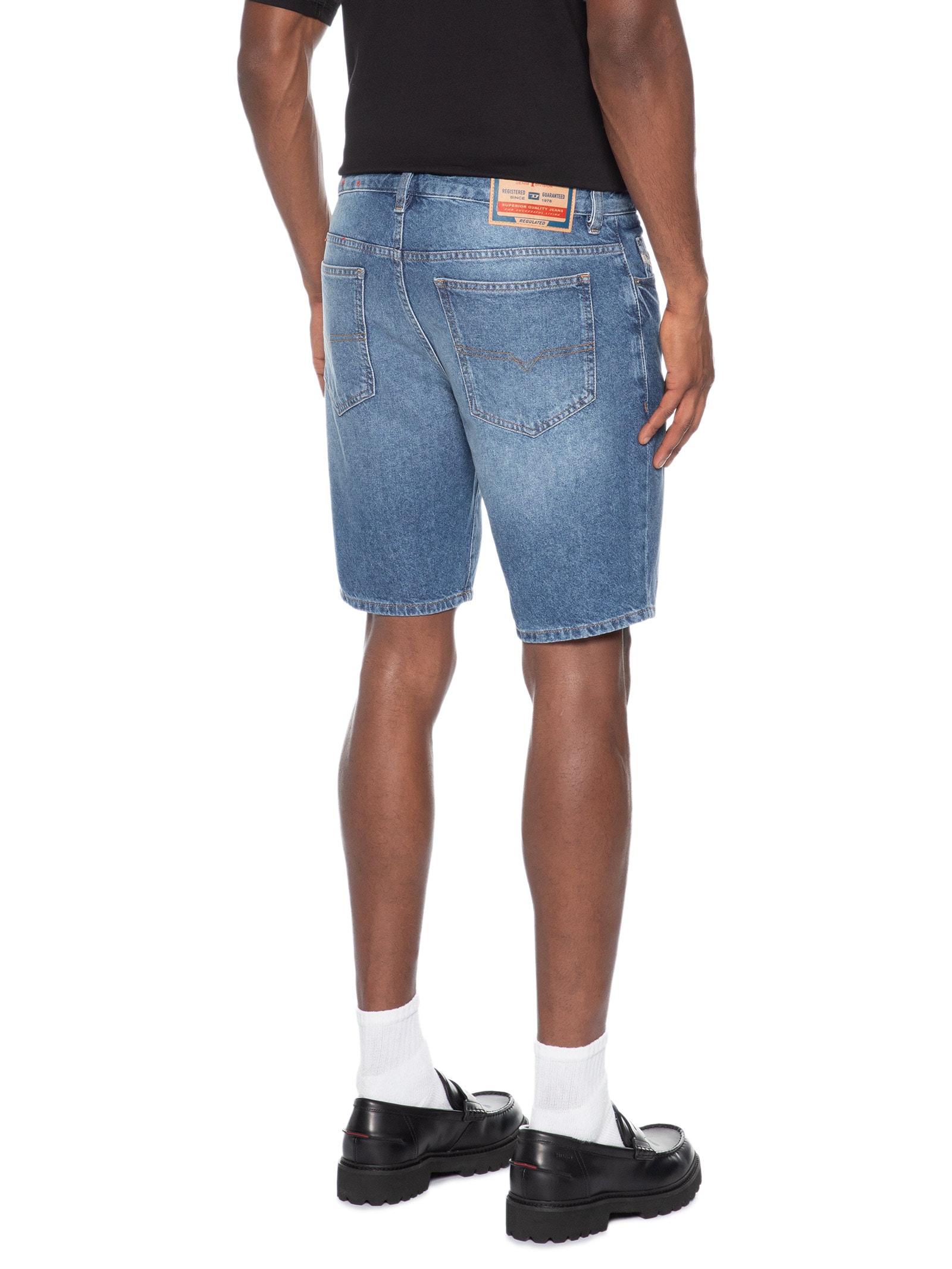 Bermuda Jeans Masculina D-Fin Azul Diesel