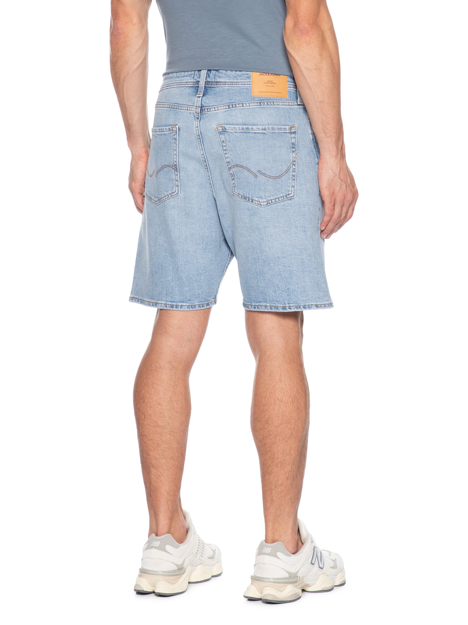 Bermuda Jeans Masculina Tony Original Azul Jack & Jones