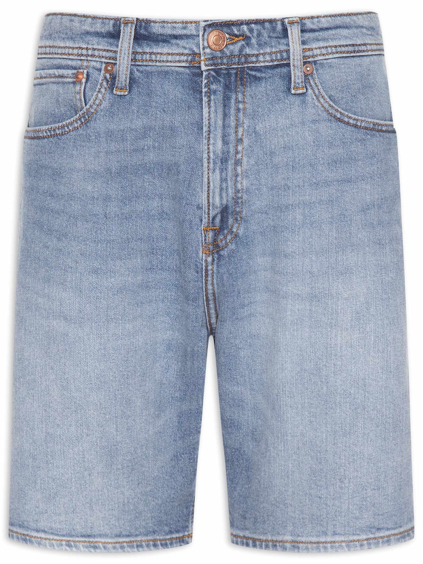 Bermuda Jeans Masculina Tony Original Azul Jack & Jones
