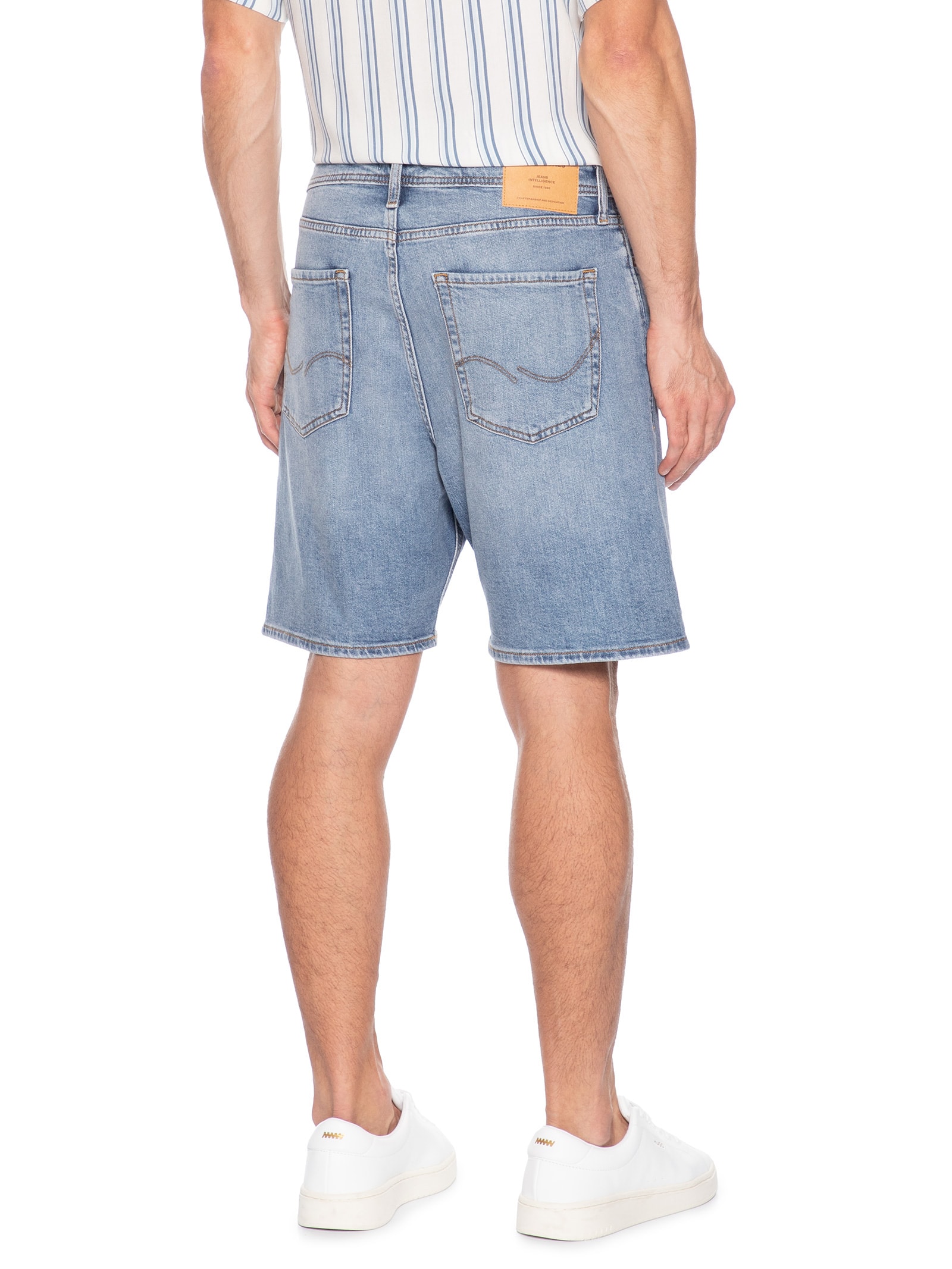 Bermuda Jeans Masculina Tony Original Azul Jack & Jones