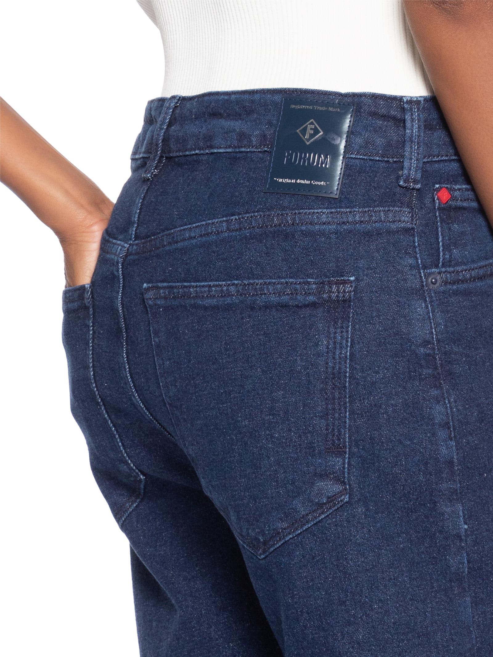 Bermuda Jeans Raquel Feminina Azul Forum