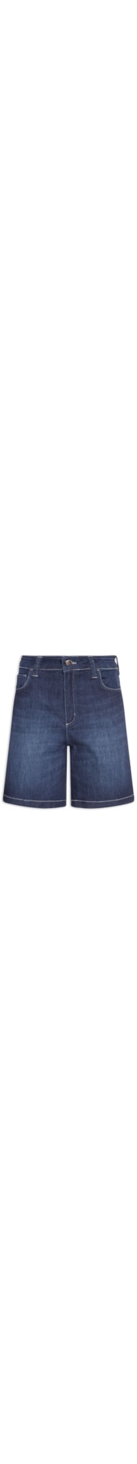 Bermuda Jeans Raquel Feminina - Azul