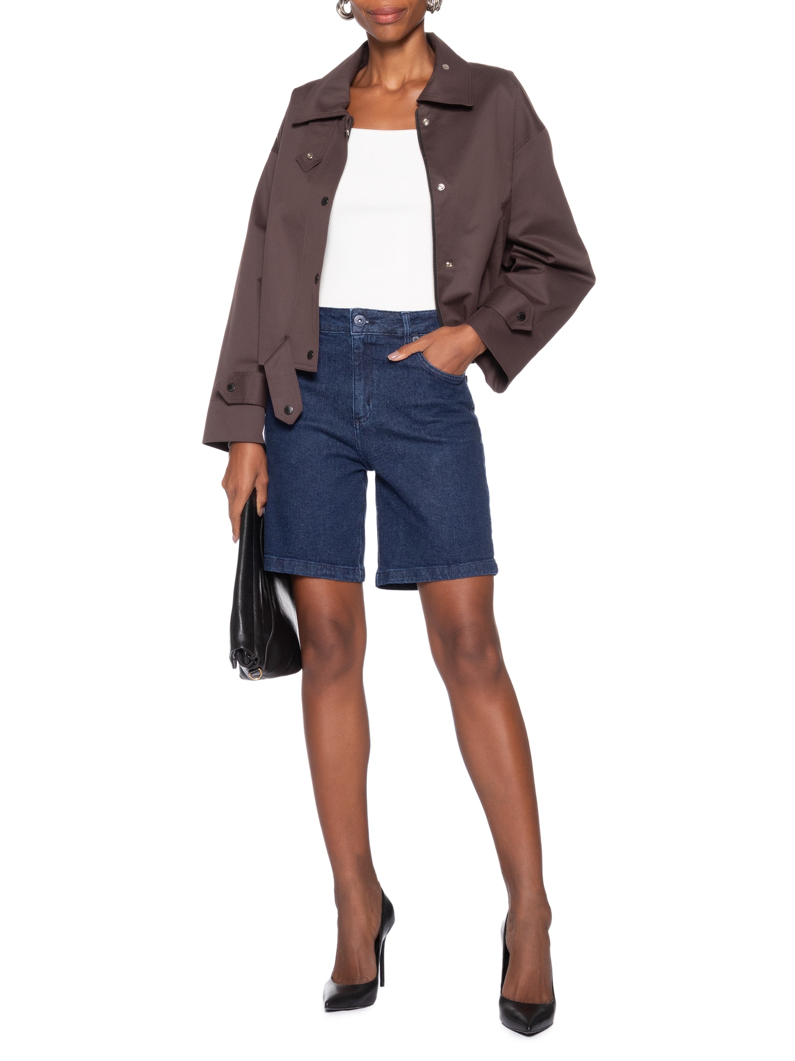 Bermuda Jeans Raquel Feminina – Azul Forum